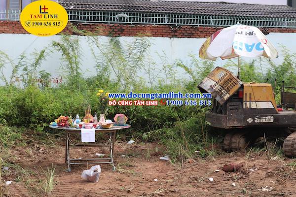 Bài cúngđộng thổ mượn tuổi xây nhà