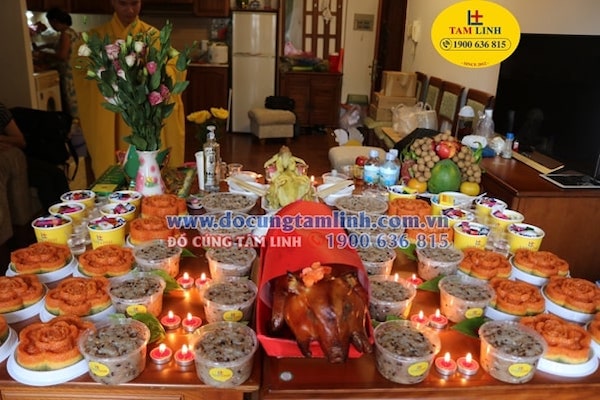 Mâm cúng đầy đủ cho lễ thôi nôi gồm những gì