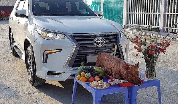 bài cúng xe mới