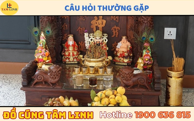 Câu hỏi thường gặp khi cúng thần tài