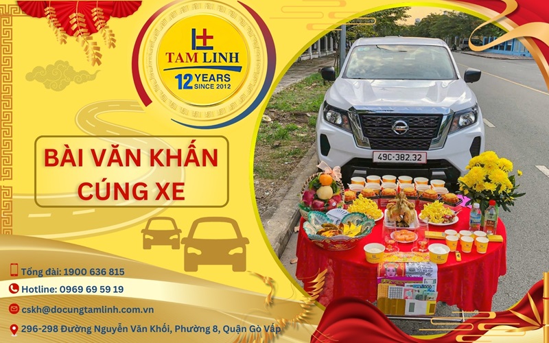 Cúng khai trương xe mới