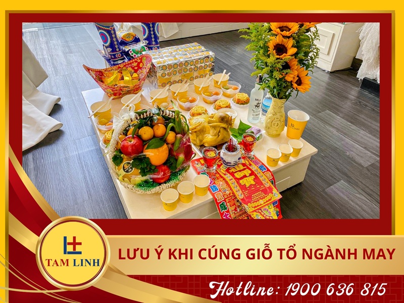Lưu ý khi cúng giỗ tổ ngành may