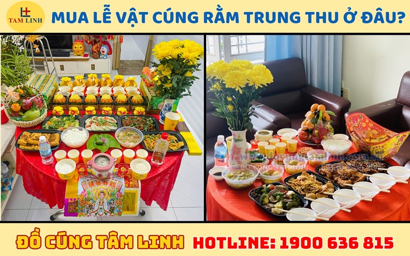 Nên mua lễ vật cúng rằm tháng Trung Thu ở đâu?