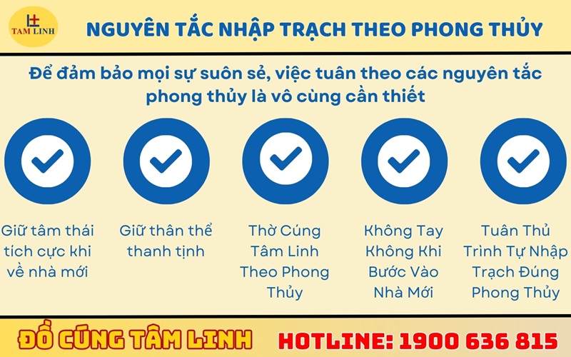Nguyên tắc nhập trạch đúng theo phong thủy