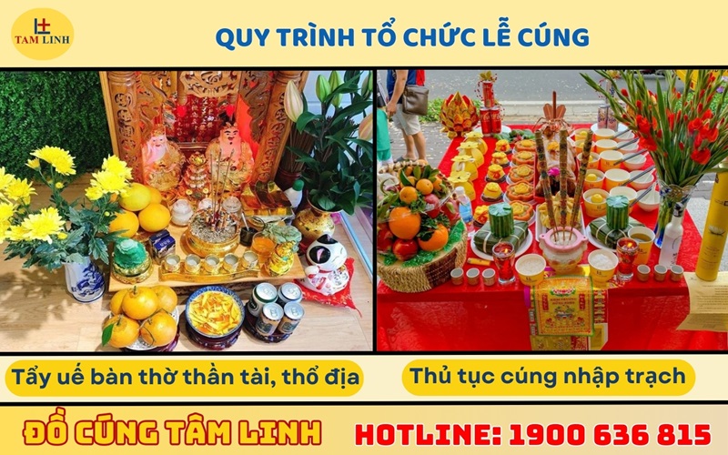 quy trình tổ chức lễ cúng