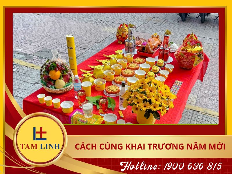 Cách cúng khai trương dịp năm mới đơn giản