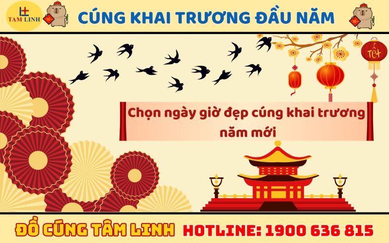 Chọn ngày giờ đẹp cúng khai trương năm mới 2025