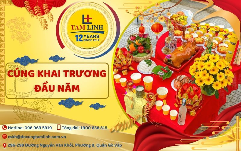 cúng khai trương đầu năm