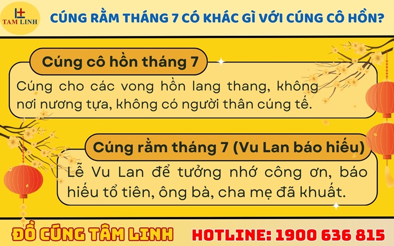 Cách thực hiện nghi lễ cúng cô hồn tháng 7 âm lịch