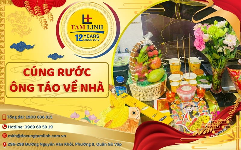 Cúng rước ông táo về nhà