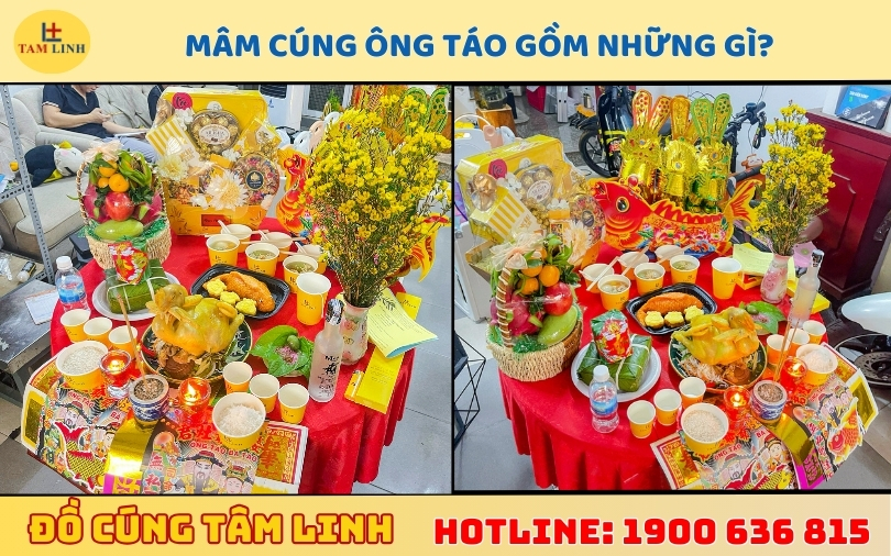 mâm cúng ông táo gồm những gì