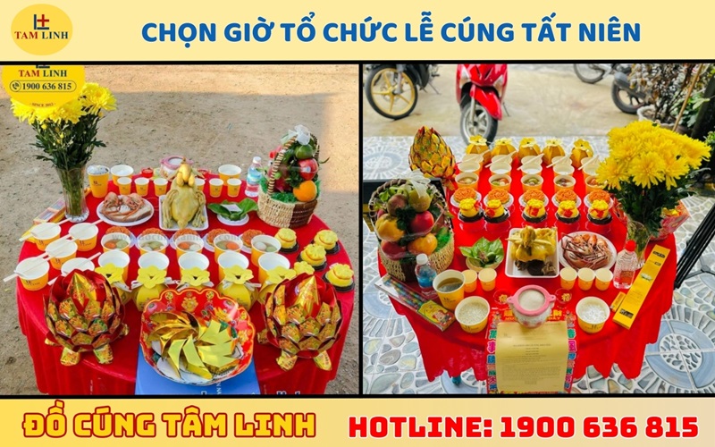 Ngày giờ tổ chức lễ cúng tất niên