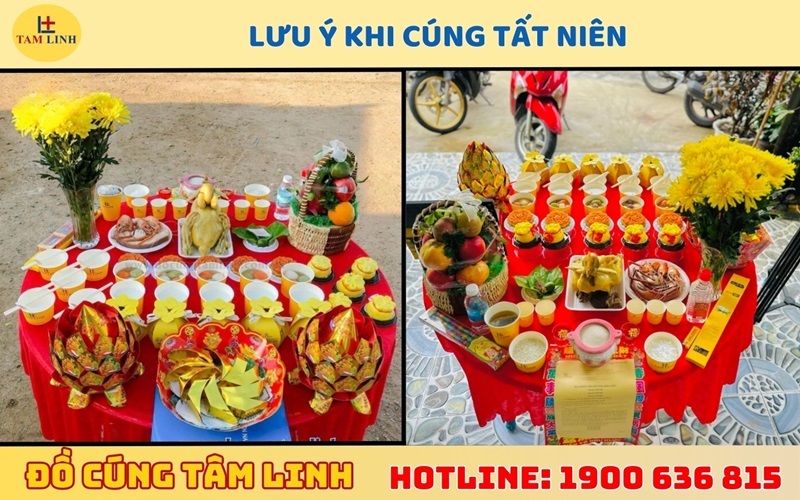 Lưu ý khi cúng tất niên
