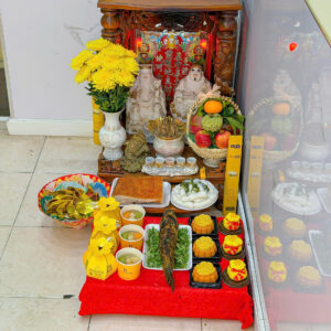 Mâm cúng Thần Tài