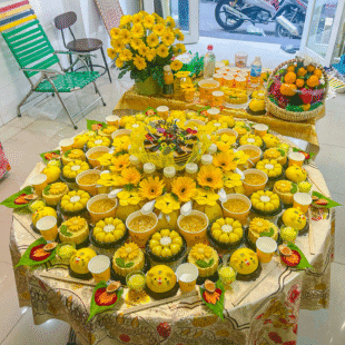 Alternative view of Mâm Cúng Căn Bé Trai Luxury Chay CCBT-LUX0