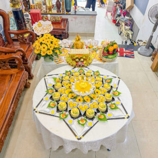 Mâm Cúng Thôi Nôi Bé Gái Hạnh Phúc TNBG-HP