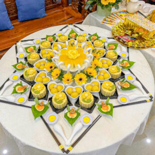 Mâm Cúng Căn Bé Gái Hạnh Phúc CBG-HPV