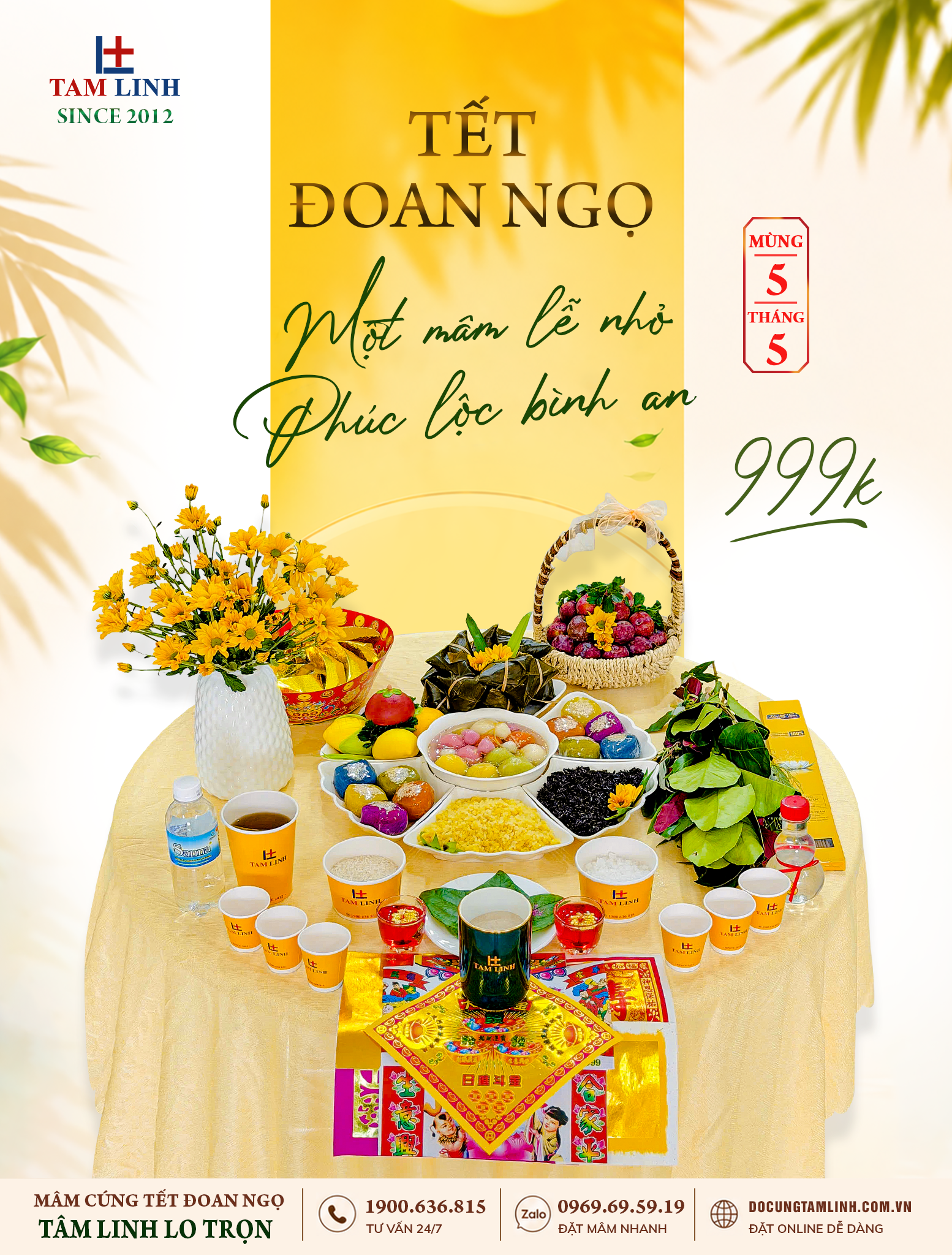 Mâm Cúng Tết Đoan Ngọ COMBO 999K TDNCB-K799