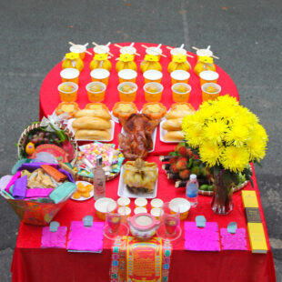 Mâm Cúng Cô Hồn (Gà + Vịt Quay) CH2K9GV