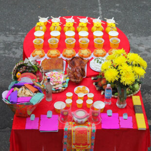 Alternative view of Mâm Cúng Cô Hồn (Vịt + Heo Quay) CH2K9VH