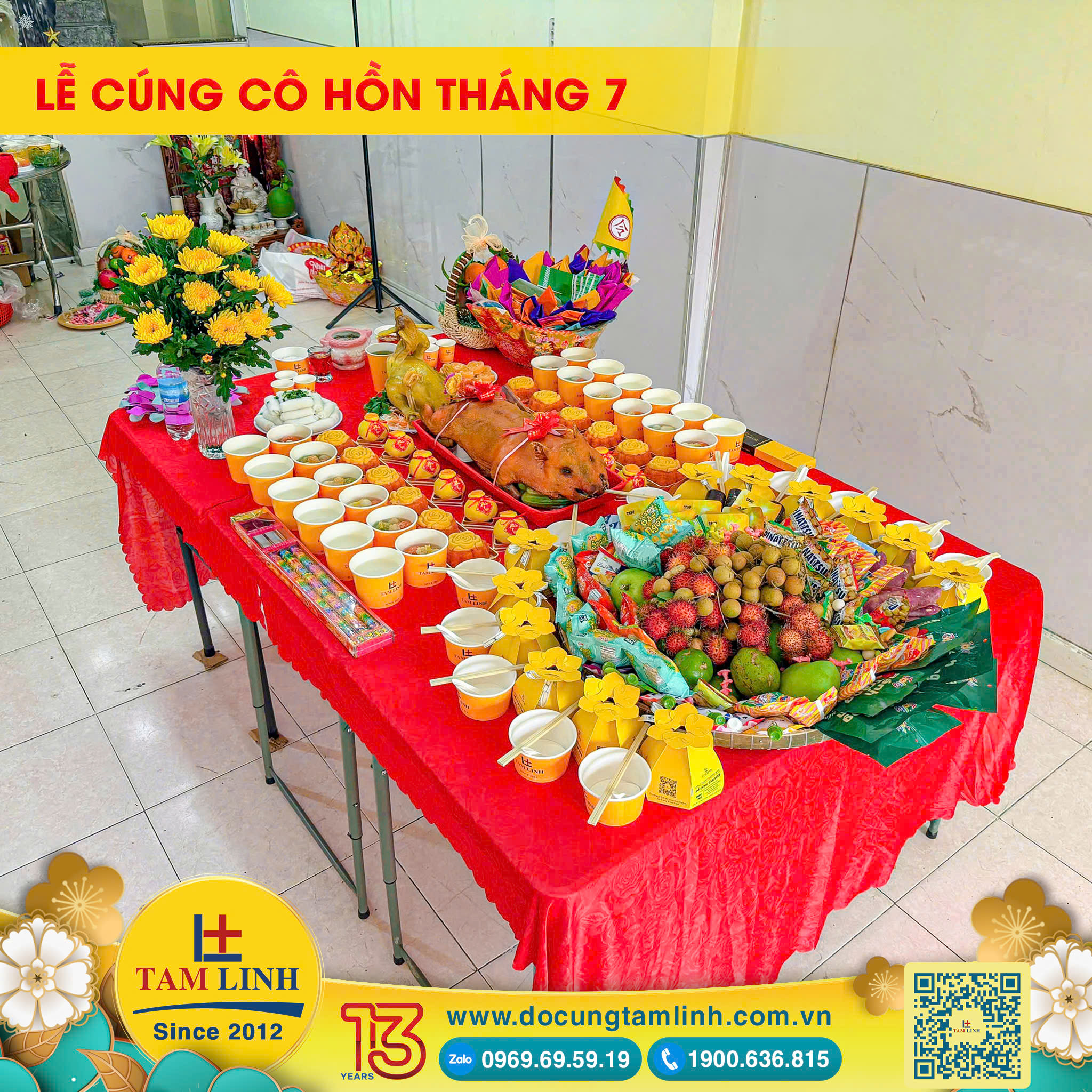 Mâm Cúng Cô Hồn (Gà + Heo Quay Sữa) - Thịnh Soạn - CH1K9HQ - Ảnh 3