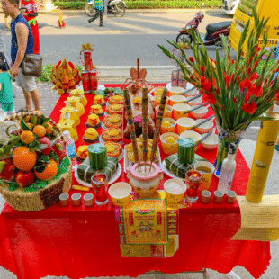 Mâm Cúng Về Văn Phòng Mới Thịnh Soạn VPM-TS