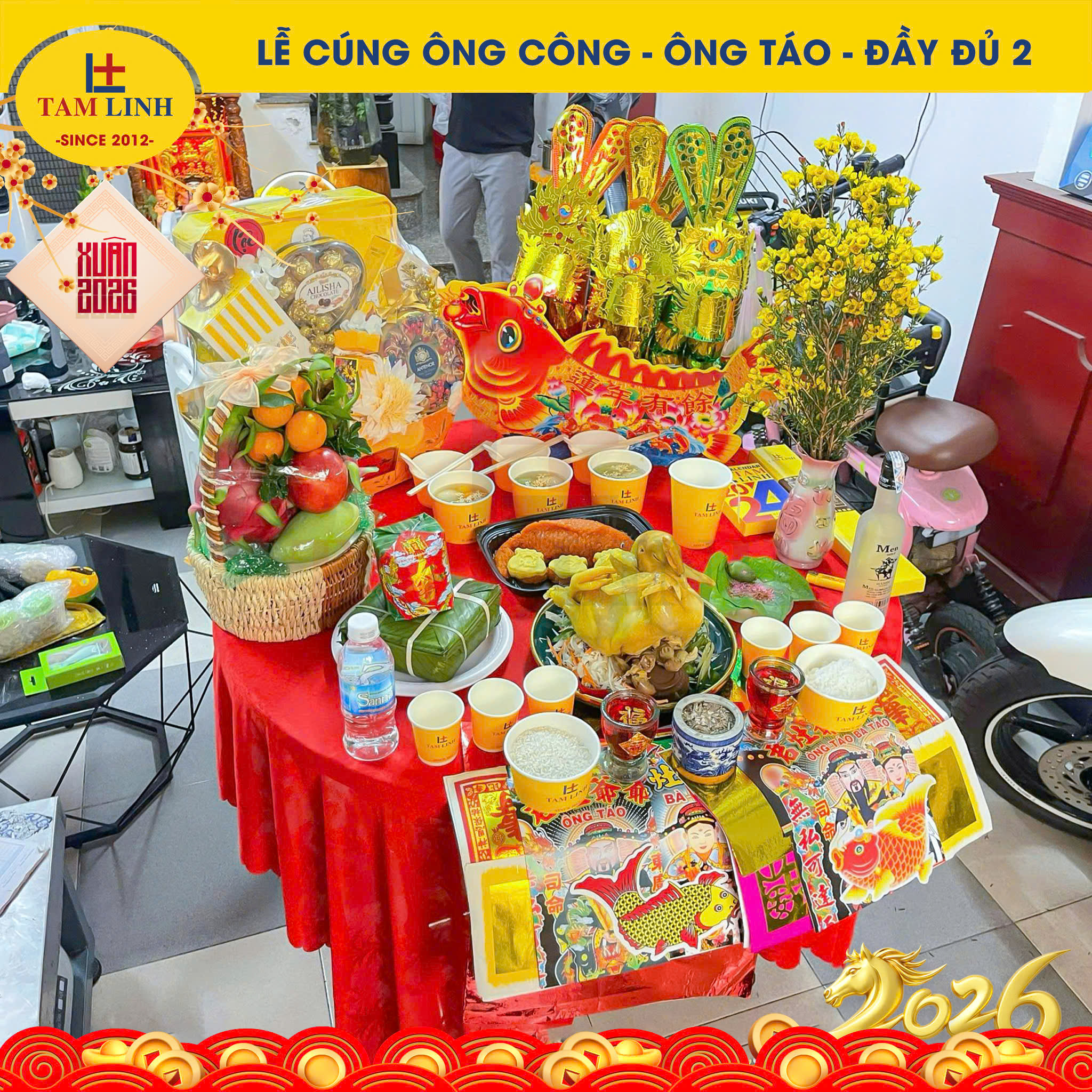 Mâm Cúng Ông Táo Đầy Đủ (2) OTAO-DD02