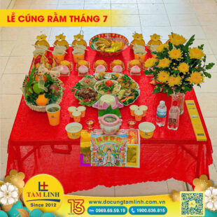 Mâm Cúng Rằm Tháng 7 - Đầy Đủ - RAM-T7