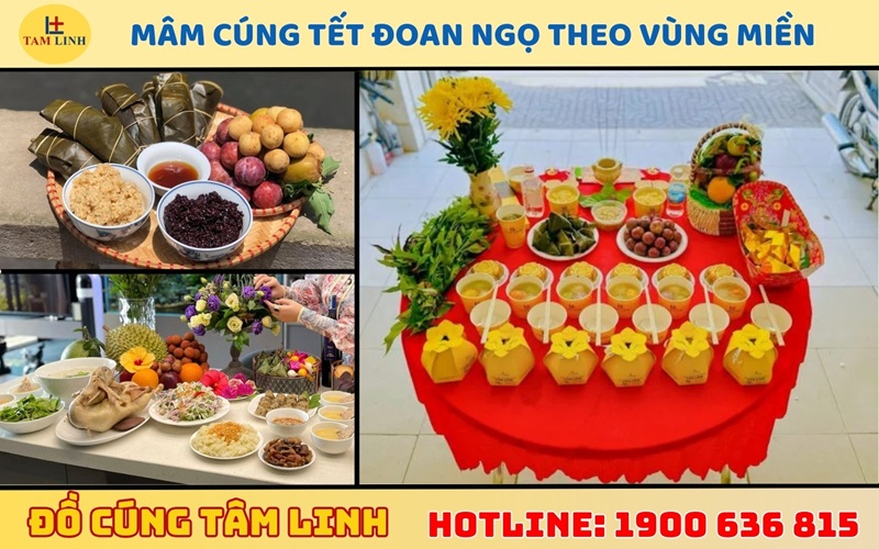 Mâm cúng Tết Đoan Ngọ đầy đủ theo từng vùng miền