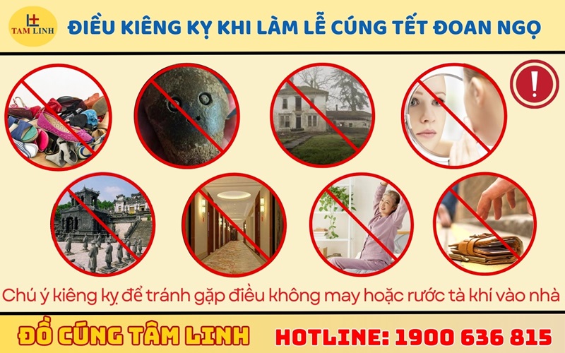 Những điều kiêng kỵ nên tránh trong ngày cúng Tết Đoan Ngọ