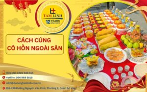 cách cúng cô hồn ngoài sân