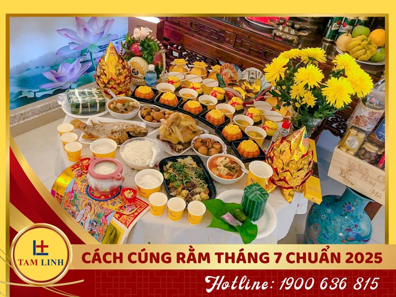 Cách cúng rằm tháng 7 chuẩn 2025