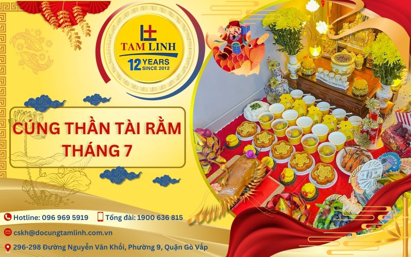 cúng thần tài rằm tháng 7