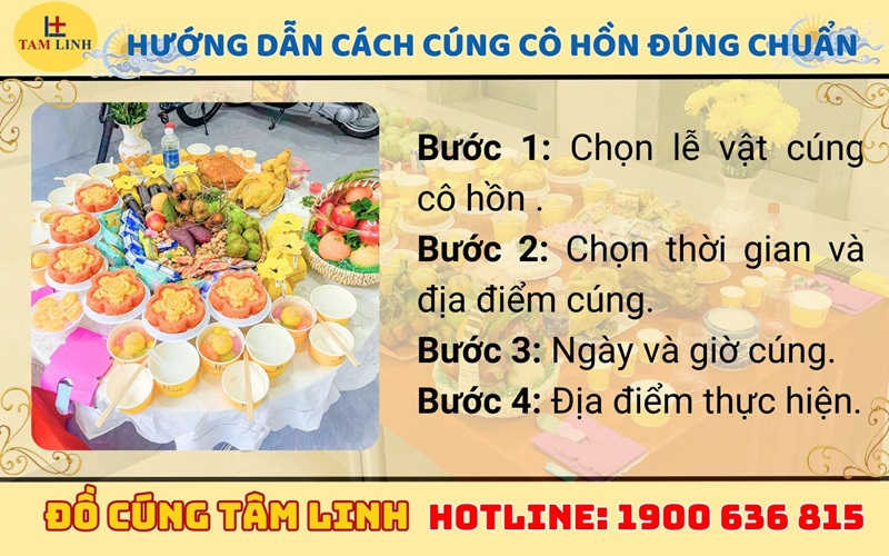 Hướng dẫn cách cúng cô hồn đúng chuẩn 