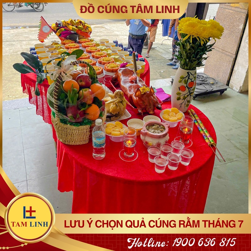 Lưu ý chọn mua hoa quả cúng rằm tháng 7