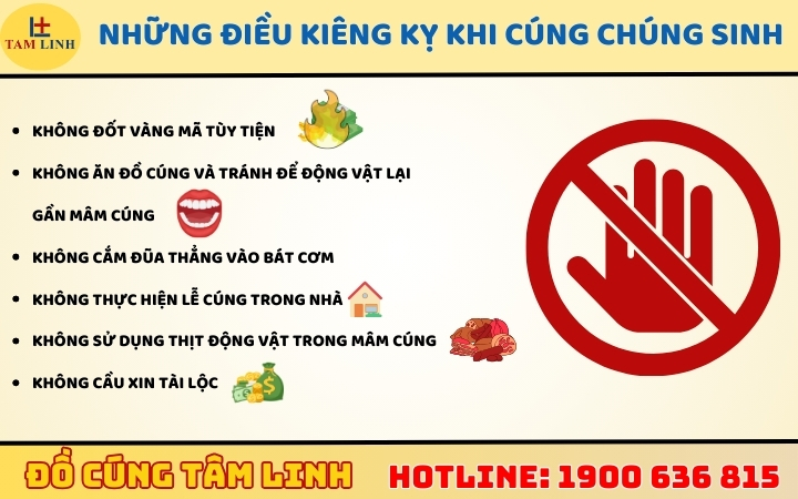 Những điều kiêng kỵ khi cúng chúng sinh tại nhà
