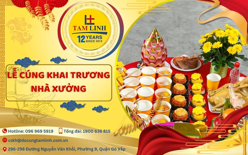 Lễ cúng khai trương nhà xưởng