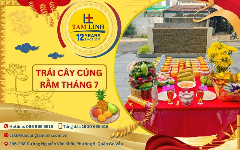 trái cây cúng rằm tháng 7
