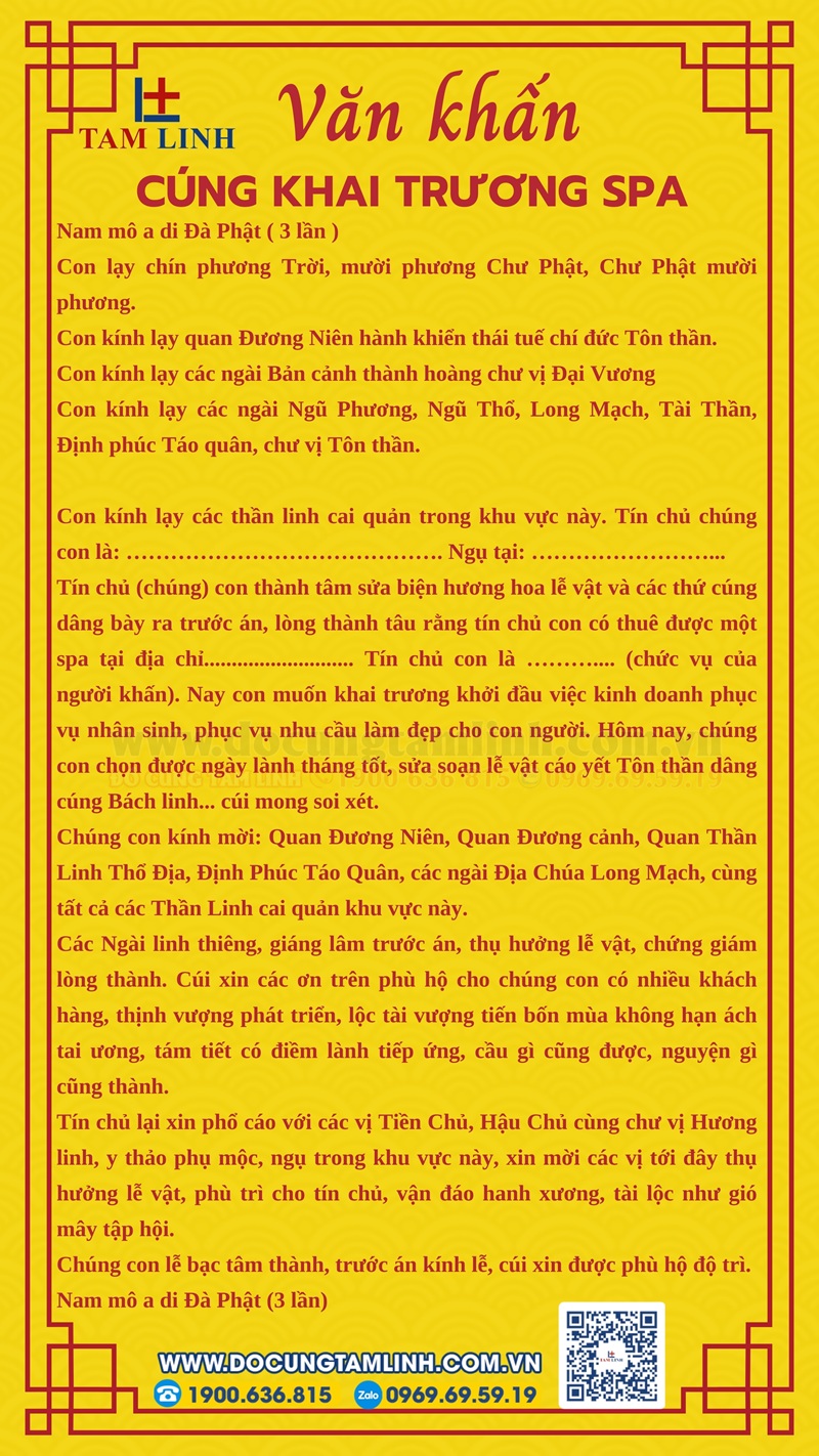 Bài văn khấn khai trương chuẩn mang lại tài lộc