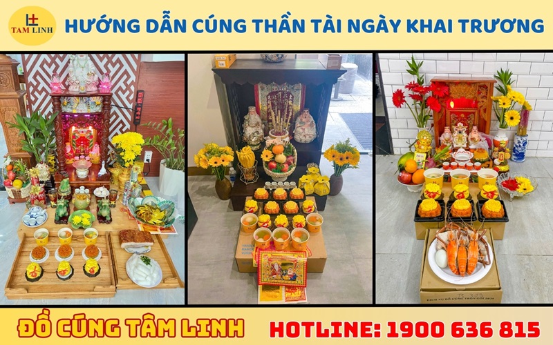 Cách cúng thần tài ngày khai trương chi tiết