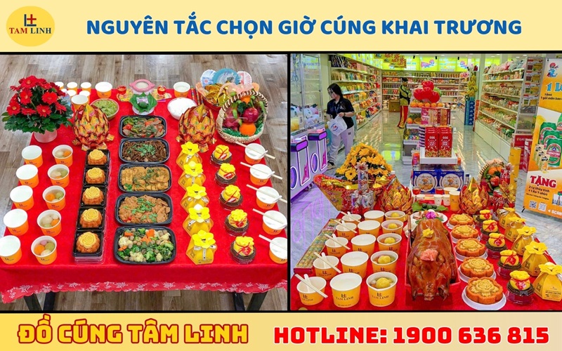 Nguyên tắc chọn giờ cúng khai trương