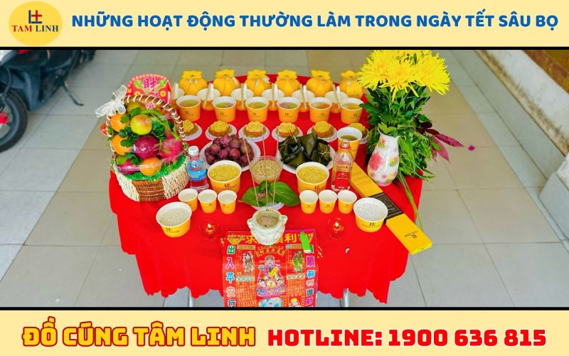 những hoạt động thường làm trong ngày tết sâu bọ 