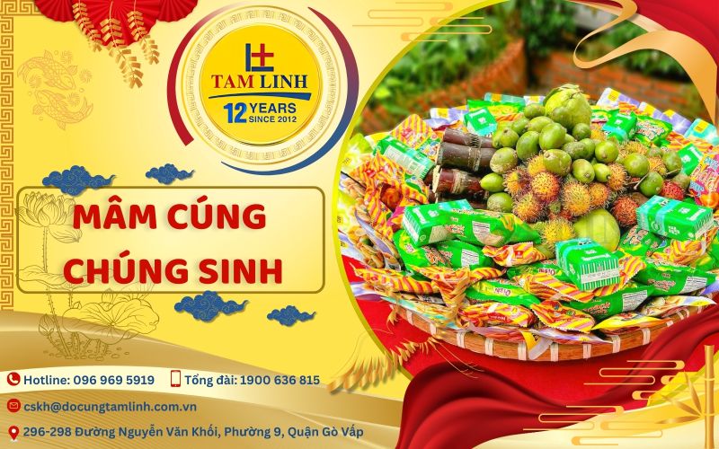 Mâm cúng chúng sinh rằm tháng 7