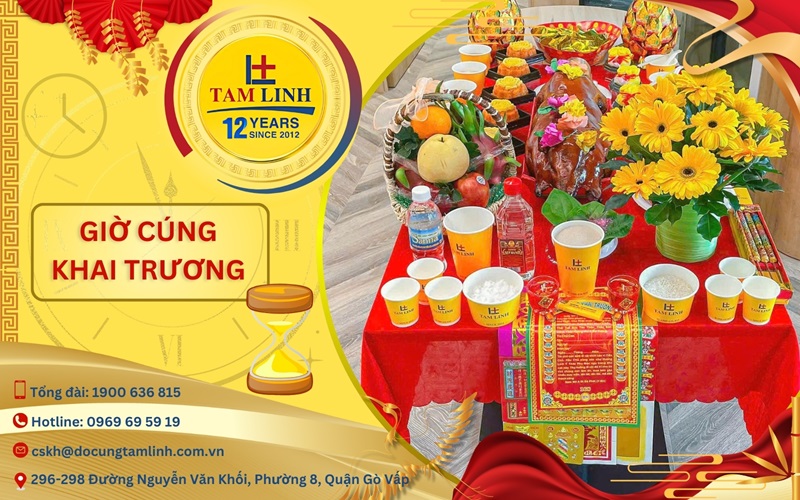 Giờ cúng khai trương