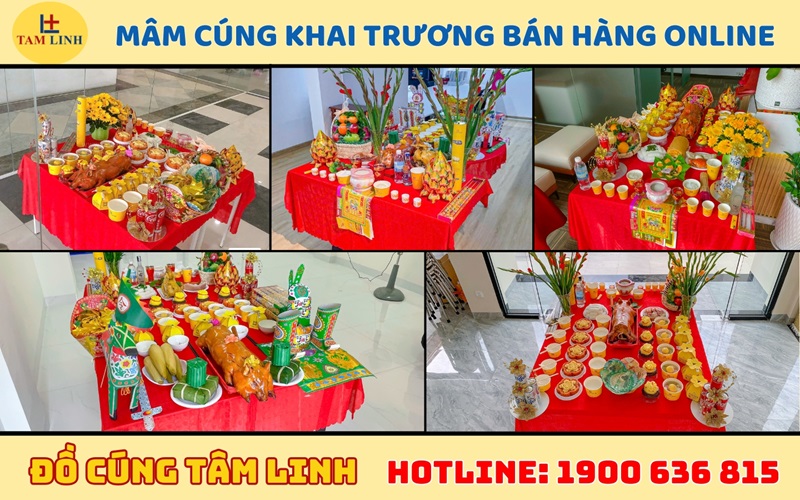 Hướng dẫn chuẩn bị mâm cúng khai trương bán hàng online