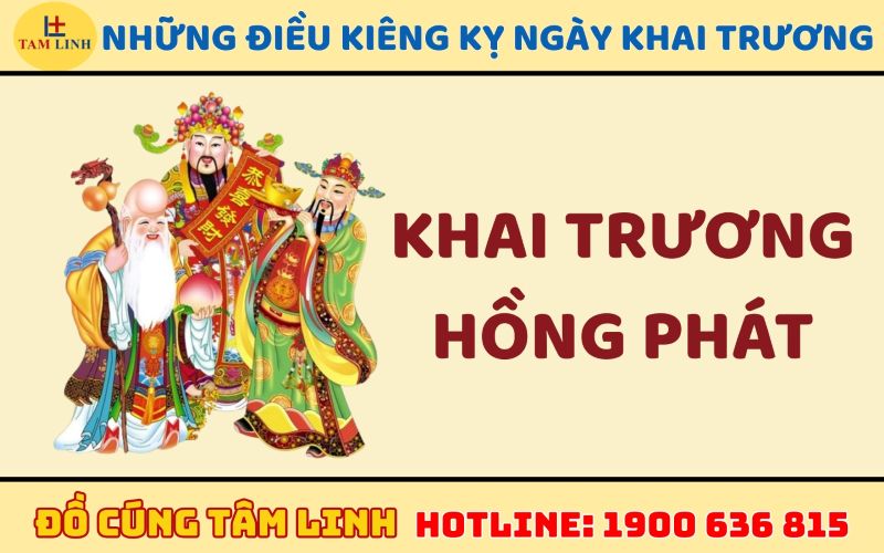 những điều kiêng kỵ ngày khai trương