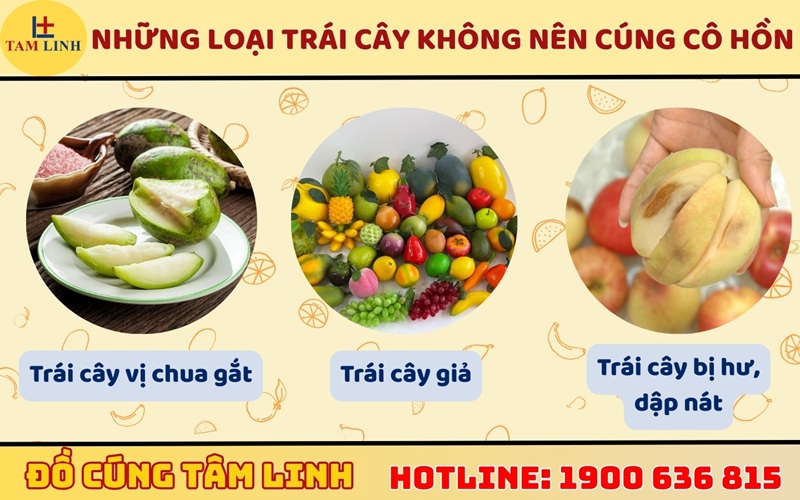 Những loại trái cây không nên cúng cô hồn