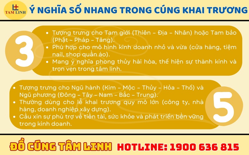 Ý nghĩa số lượng nhang trong lễ cúng khai trương 