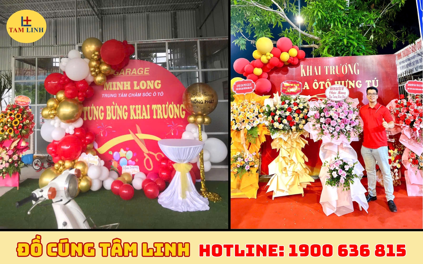 cúng khai trương tiệm rửa xe, sửa xe, gara