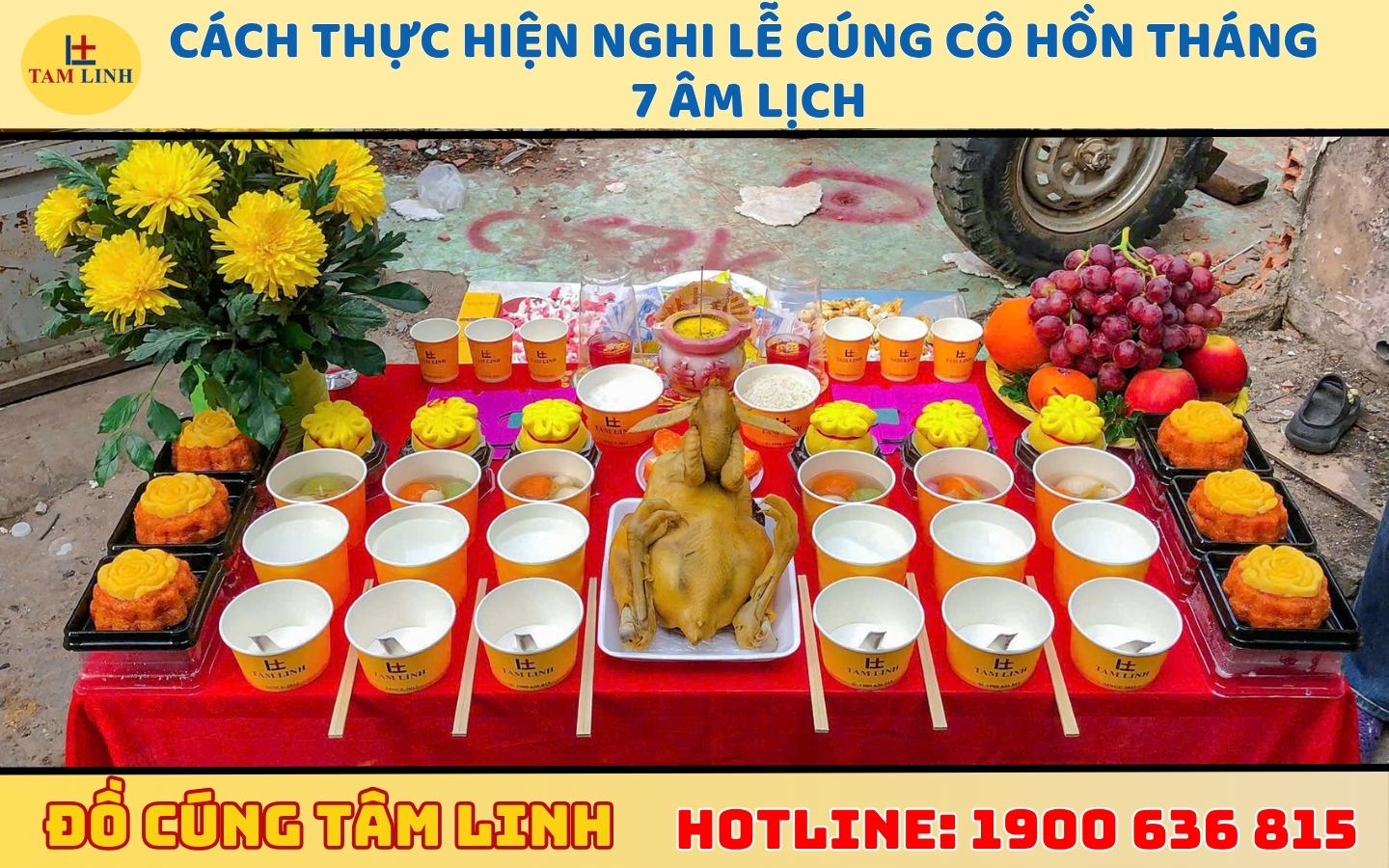 Cách thực hiện nghi lễ cúng cô hồn tháng 7 âm lịch